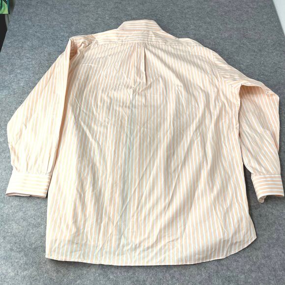 Burberry London Men's Pink & White Stripe Cotton Button Up Dress Shirt 19-37T - Picture 2 of 5